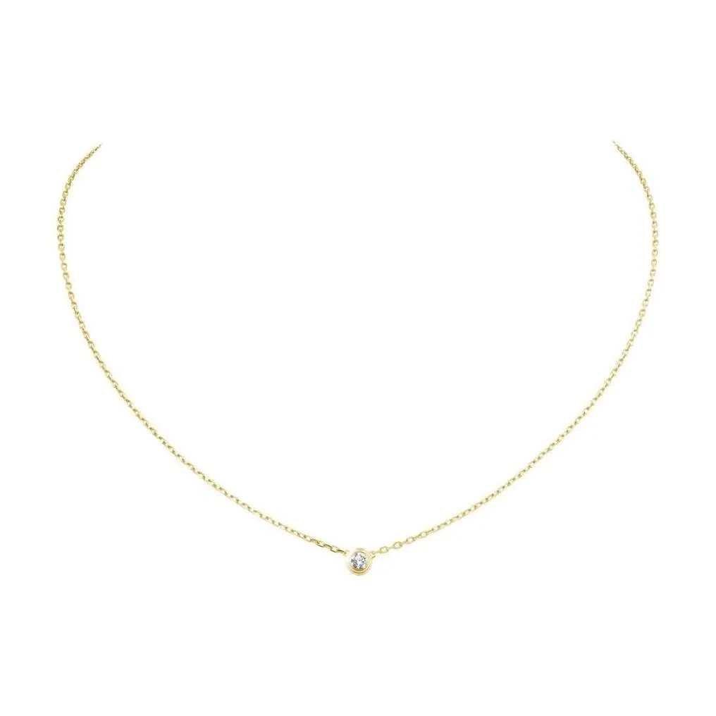 Pendant Necklaces Designer Jewelry Diamants Legers Pendant Necklaces Diamond Damour Love Necklace For Women Girls Collier Bijoux Fem
