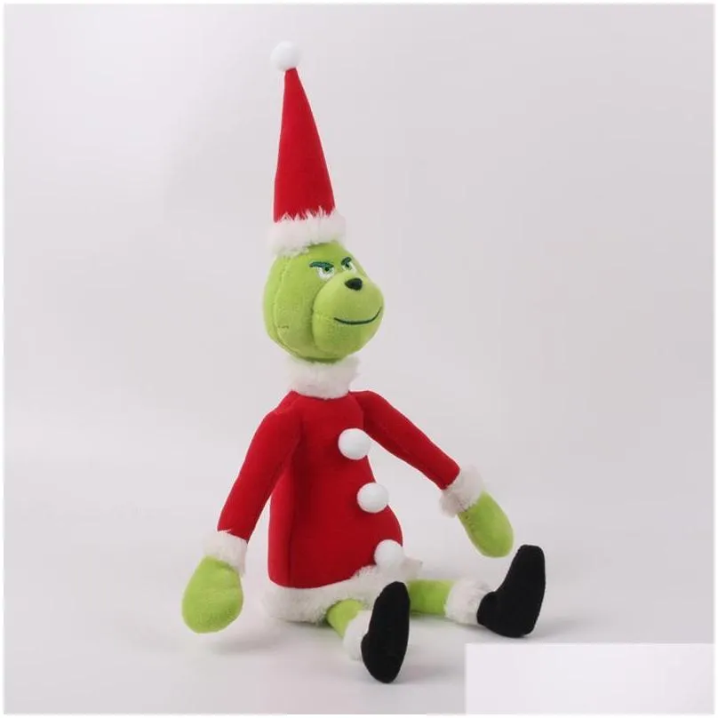 plush toy high quality 100% cotton 11.8 30cm how the grinch stole christmas toys animals for child holiday gifts wholesale