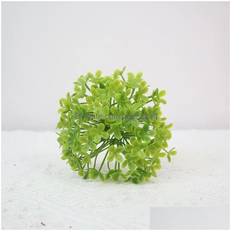 decorative flowers plastic artificial grass ball simulation plant home living room garden decoration outdoor layout plantas