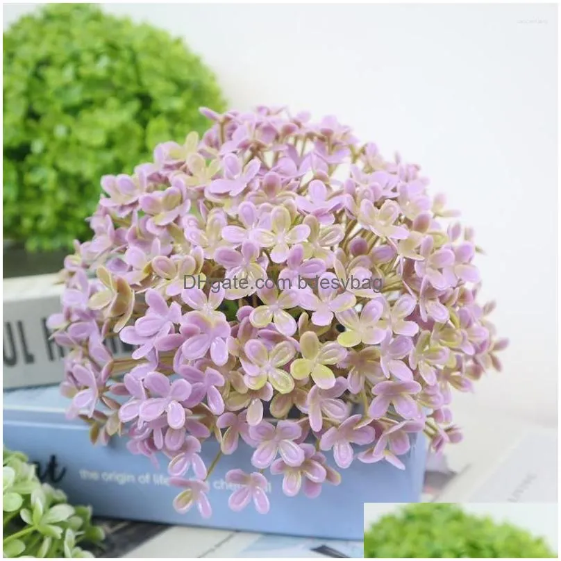 decorative flowers plastic artificial grass ball simulation plant home living room garden decoration outdoor layout plantas