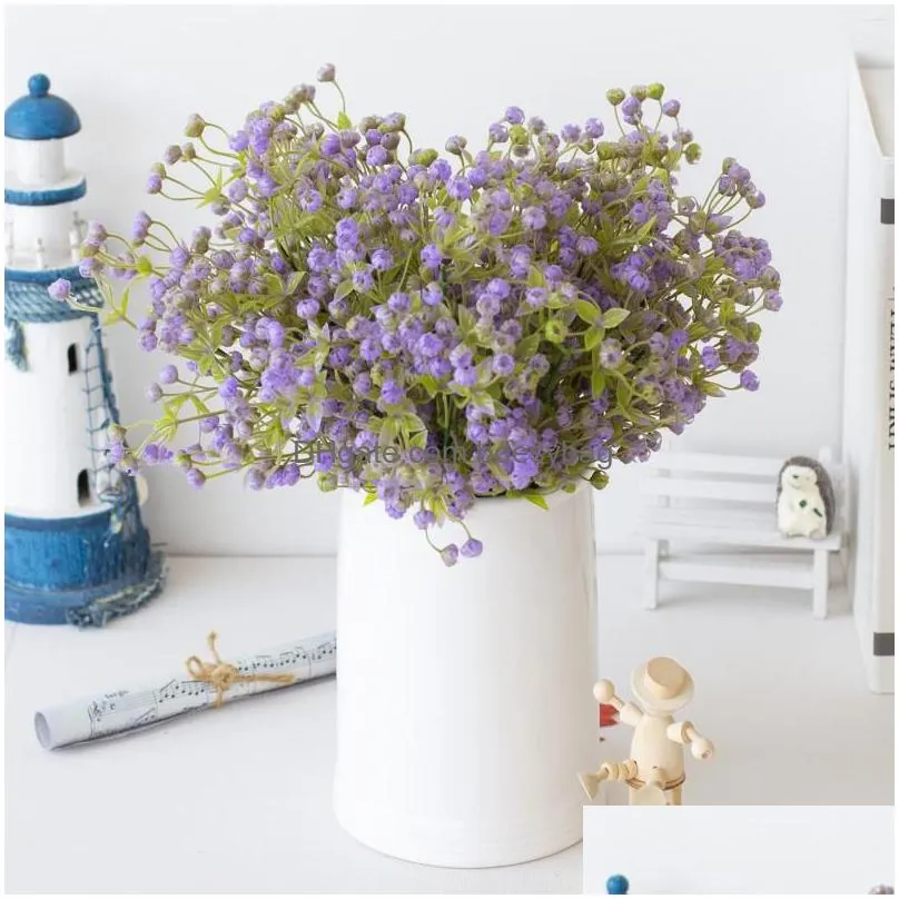 decorative flowers 36cm nordic ins wedding plastic full sky star flower simulated plants artificial home living room decorations