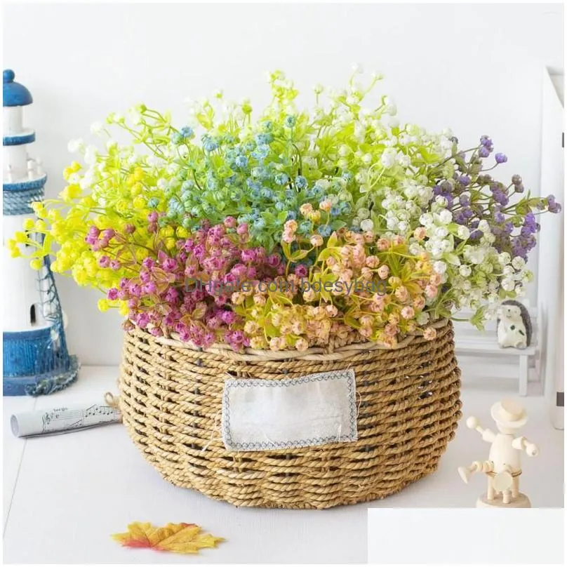 decorative flowers 36cm nordic ins wedding plastic full sky star flower simulated plants artificial home living room decorations