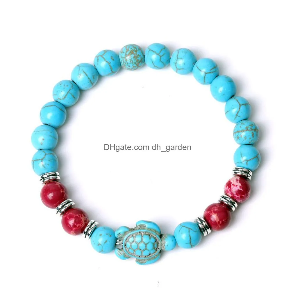 8mm kallaite tortoise bracelet tiger eye pink crystal bracelet for women men couple jewelry