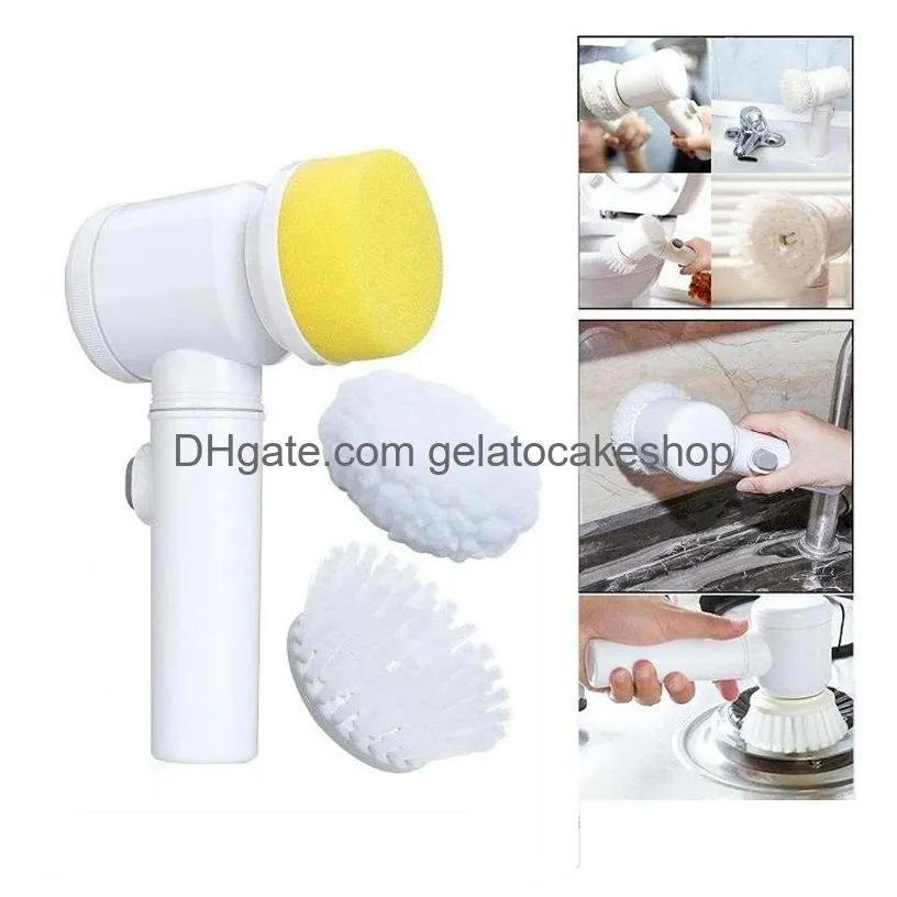 multifunctional handheld cordless electric cleaning brush household kitchen handheld dishwashing brush dishwashing electric cleaning