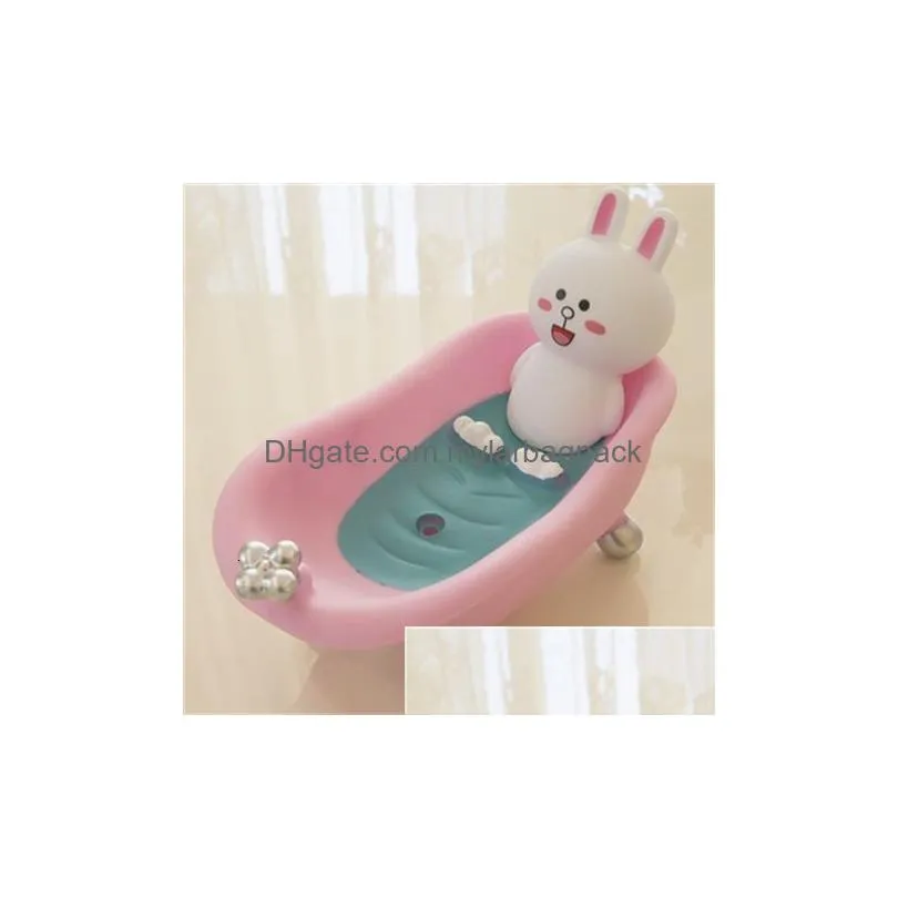 soap dishes cartoon shape soap box kids toys draining practical easy clean soap dish bathroom candy colors soaps dish box soap holder