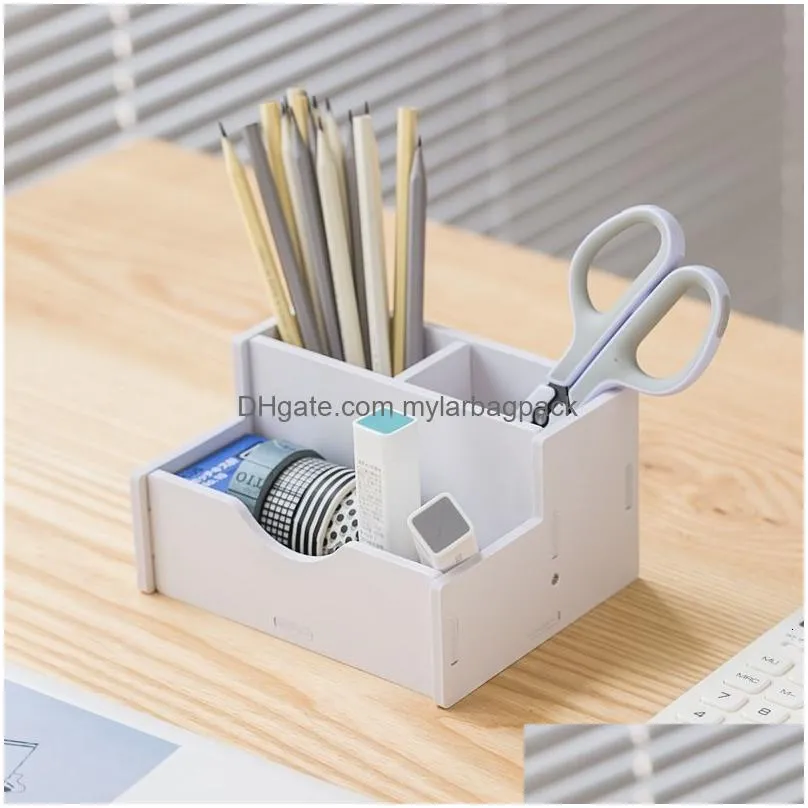 storage holders racks 5 layers multifunction document trays file papepr letter holder stationery storage waterproof desk organizer office accessories