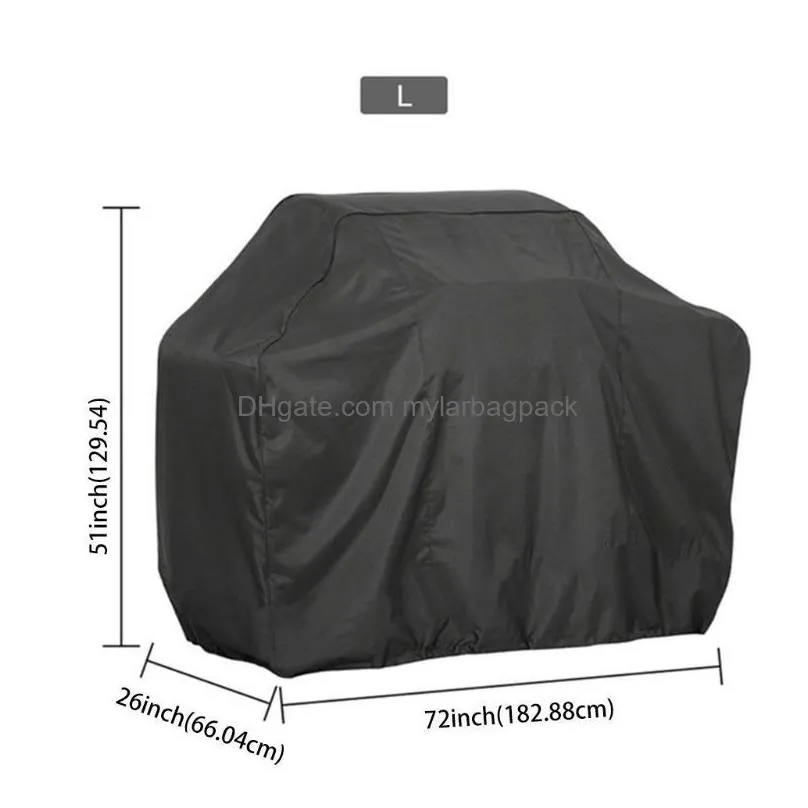 bbq tools accessories bbq cover outdoor dust waterproof weber heavy duty grill cover rain protective 230601