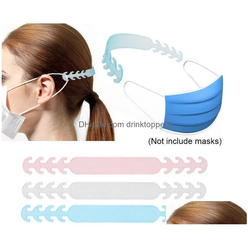 adjustable anti-slip mask ear grips extension hook four gear mask hanging buckle for relieving pain 50pcs/set