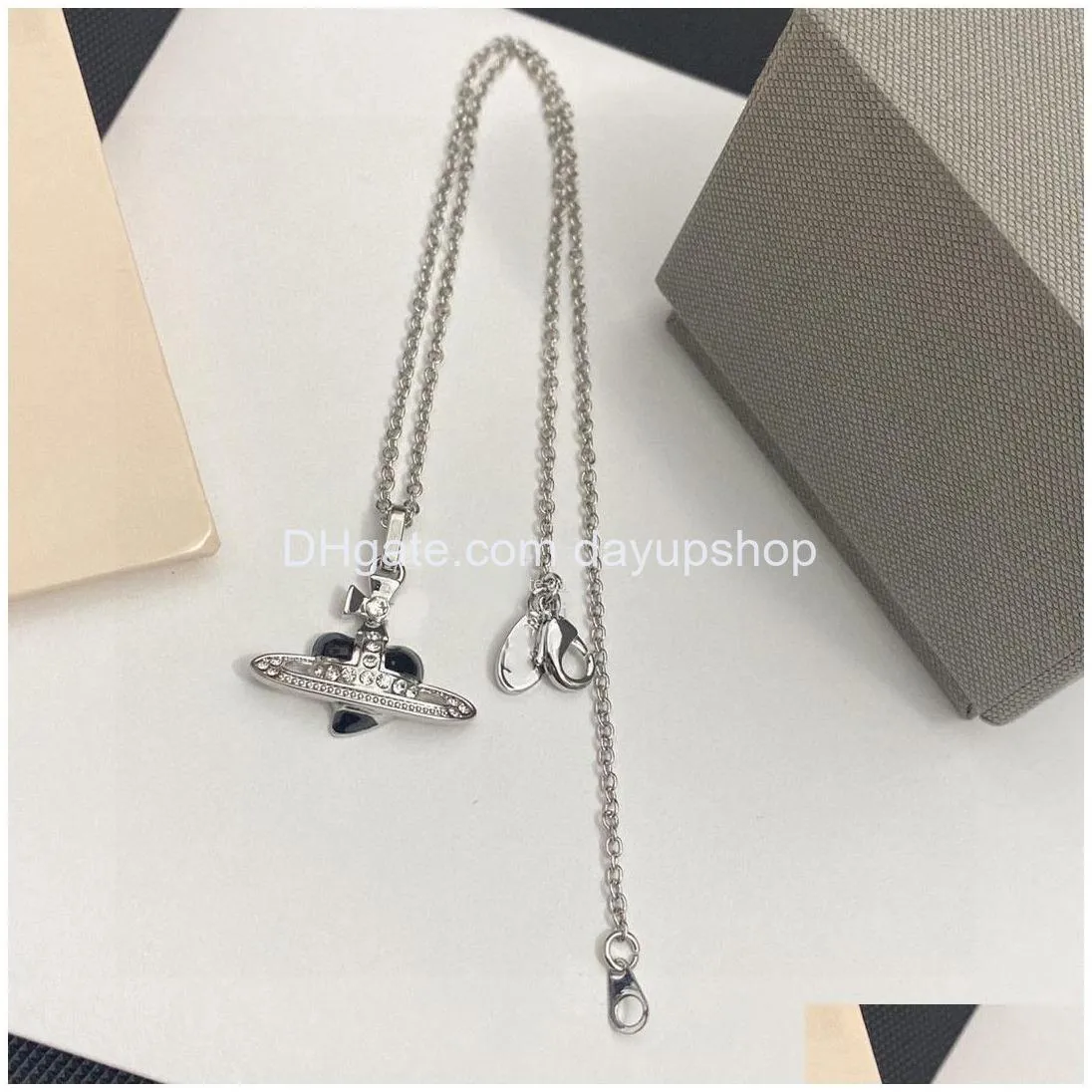 designer brand pendant necklaces letter vivian chokers luxury women fashion jewelry metal pearl necklace cjeweler westwood fdf dgfddf