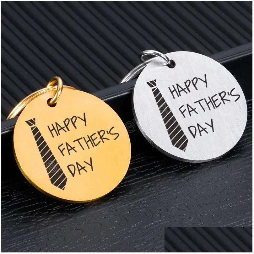 fathers day gifts keychain gift from daughter son customized key chains thanksgiving day birthday gifts for daddy
