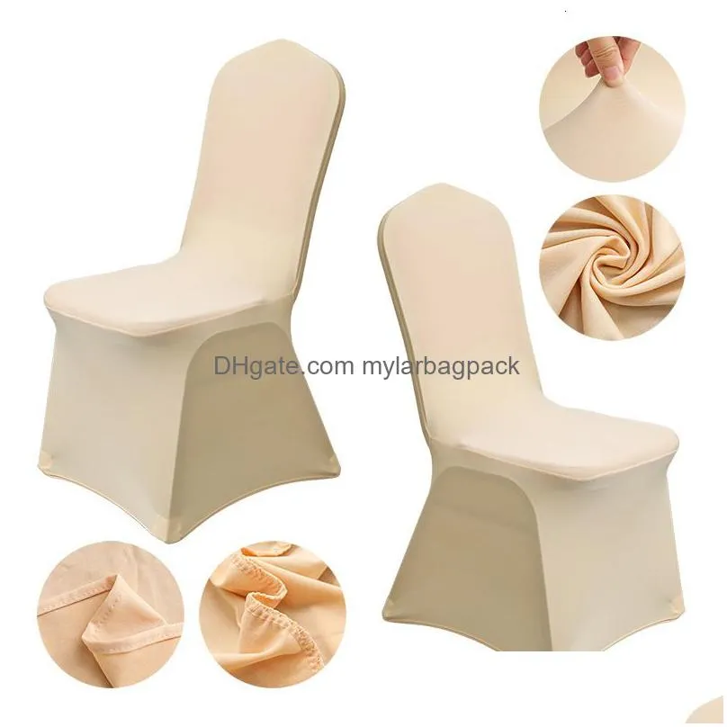 chair covers wholesale elastic chair cover wedding site party dining business activity restaurant banquet el spandex chair seat cover