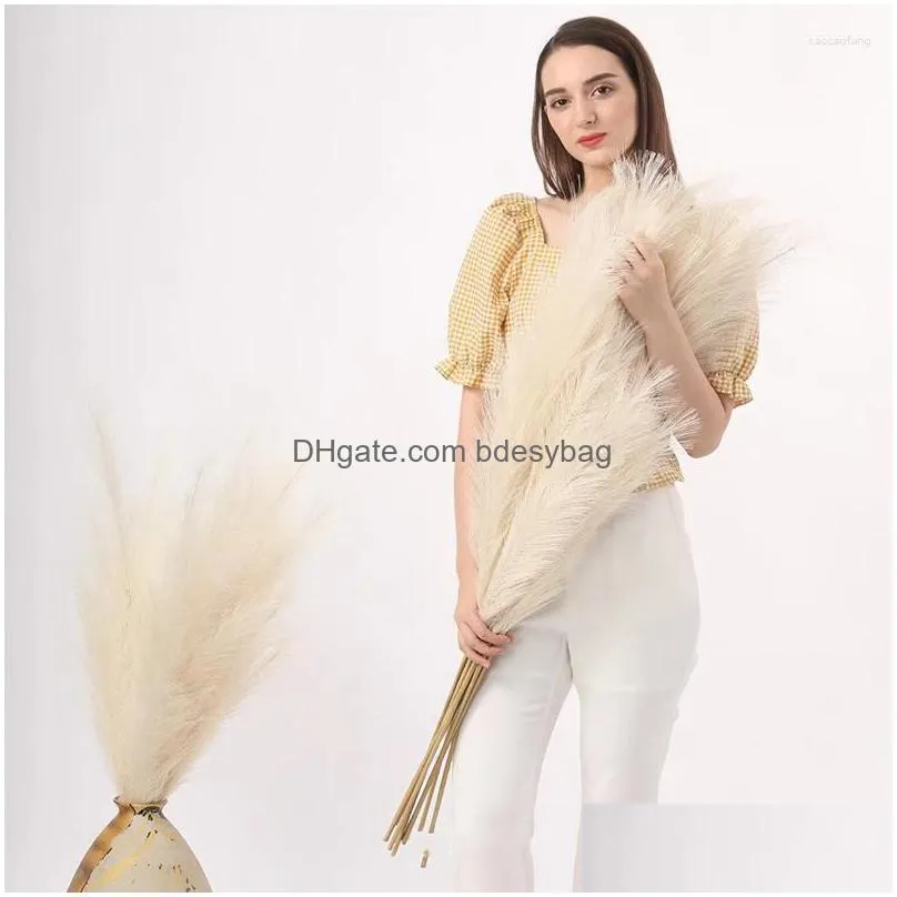 decorative flowers faux pampas grass large 39