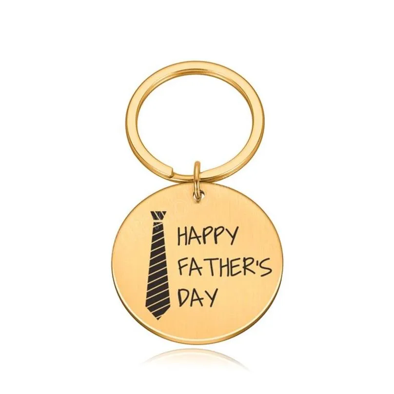 fathers day gifts keychain gift from daughter son customized key chains thanksgiving day birthday gifts for daddy