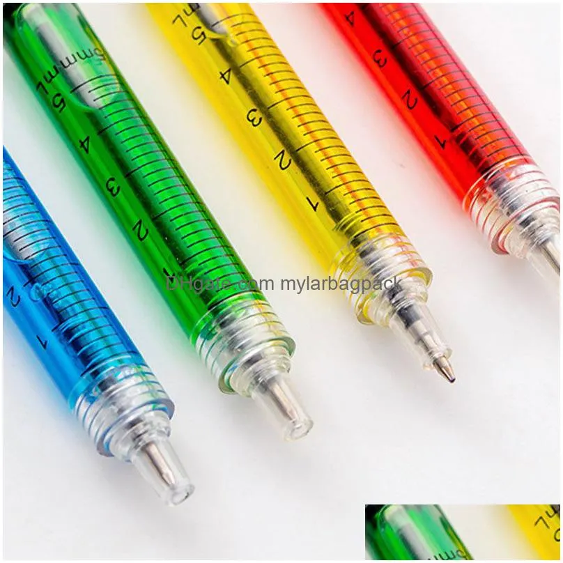 wholesale ballpoint pens 120pcs syringe ballpoint pens student ball point pen school office supplies learning stationery wholesale