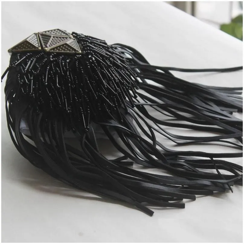 pins brooches leather tassel shoulder decoration stage brooch epaulets epaulettes spikes escapulario women blazer accessories dress coat