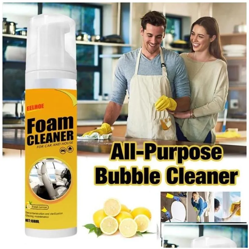 Care Products Mti-Functional Foam Cleaner No Flushing Grease- Moive Car Interior Roof Ceiling Home Cleaning Drop Delivery Mobiles Mo