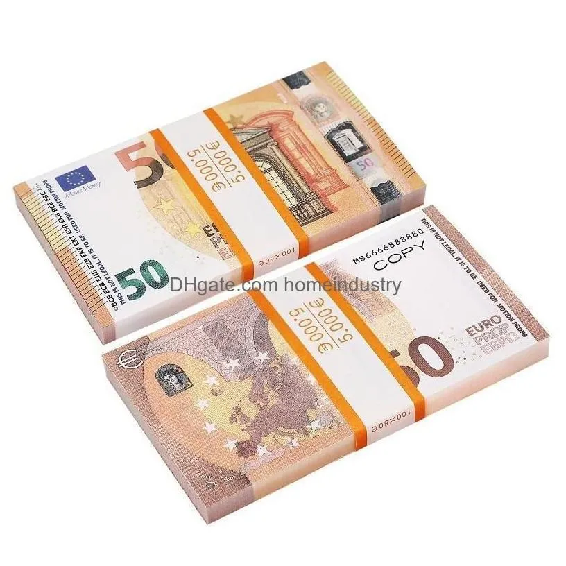 other festive party supplies 2022 fake money banknote prop moneys sublimation blanks wholesale a favor movie euro drop delivery ho