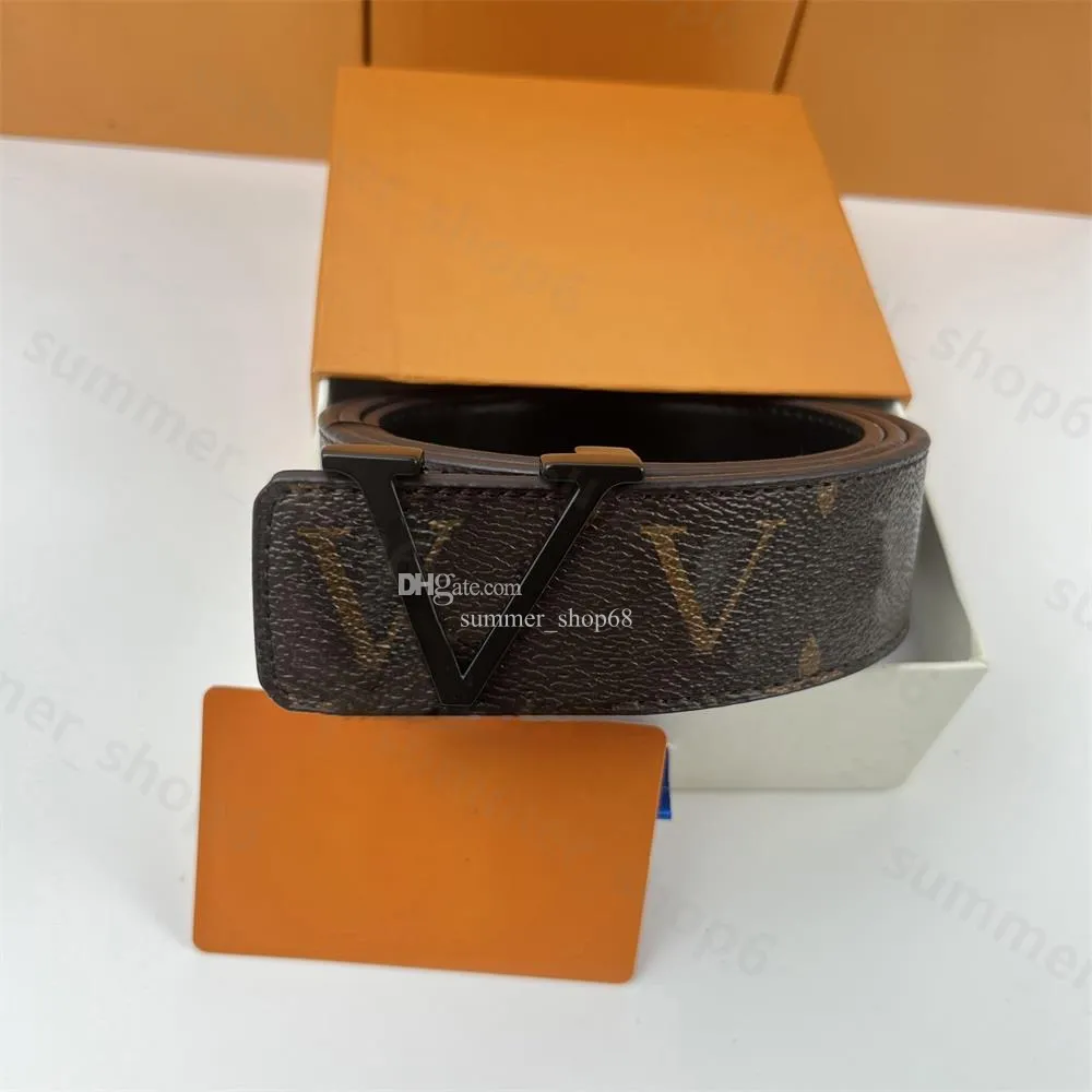 2024 High Quality belts for women designer belt men Leather Womens Luxury Waistband Big Gold Buckle Classic fashion casual letter smooth buckle womens mens belt