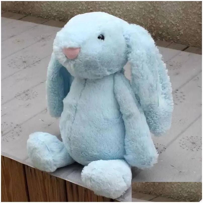 Easter Rabbit Bunny Ear Plush Toy Soft Stuffed Animal Doll Toys 30Cm 40Cm Cartoon Dolls