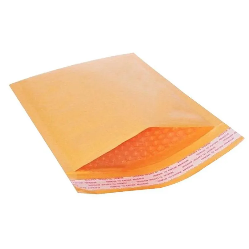 Mail Bags Wholesale Poly Bubble Mailer Small Padded Packaging Bags Bk Envelope For Mailing And Self-Seal Ship Bag Yellow Office School Dhlrw