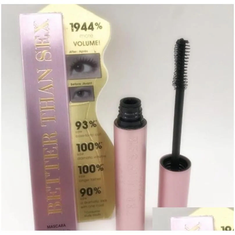 face cosmetic mascara black color more volume 8ml pink aluminum tube masacara waterproof elongation cruling lash makeup long lasting high