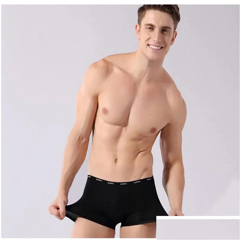 underpants male panties sexy underwear boxers cotton boxershorts men cuecas boxer fashion shorts mens underware 4pcs/lot