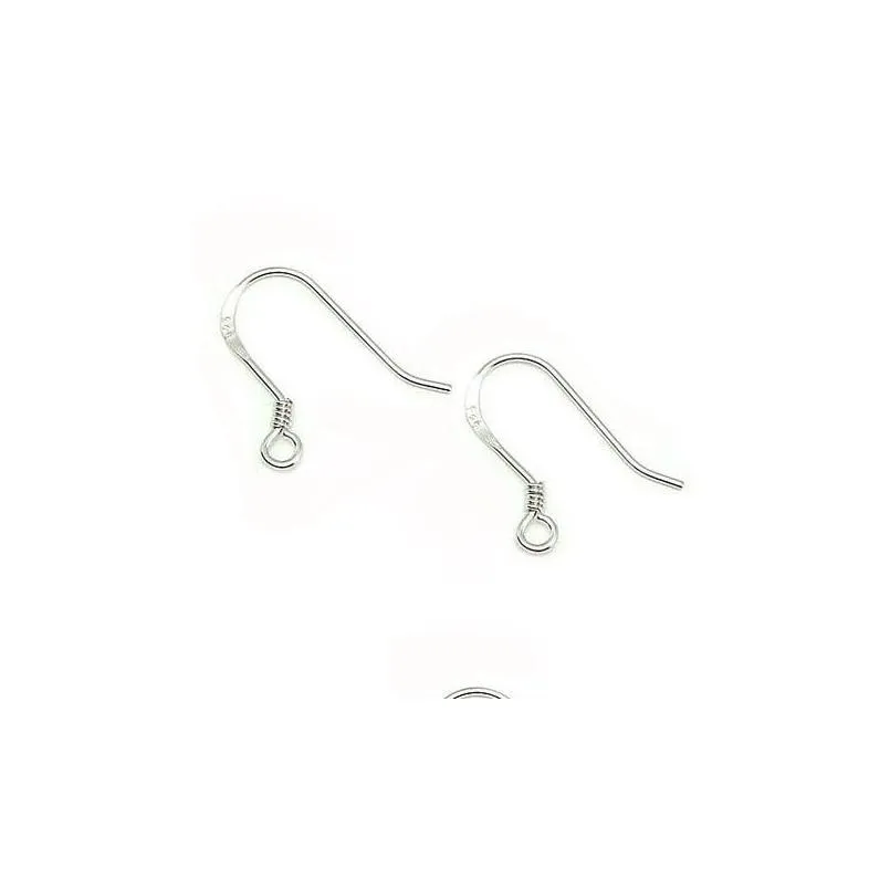 Clasps & Hooks 925 Sterling Sier Earring Findings Fishwire Hooks Jewelry Diy Ear Wire Hook Fit Earrings For Making Bk Lots Jewelry Jew Dhunq