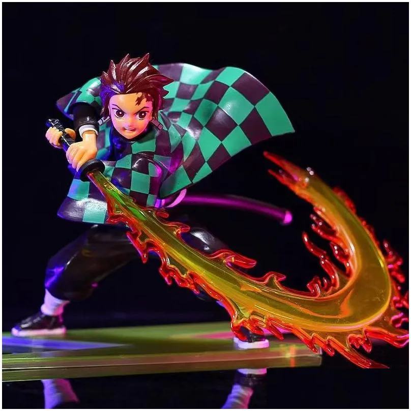 action toy figures demon slayer kamado tanjirou 16cm anime action figure kimetsu no yaiba model statue collectible pvc figures toys dolls kid gift