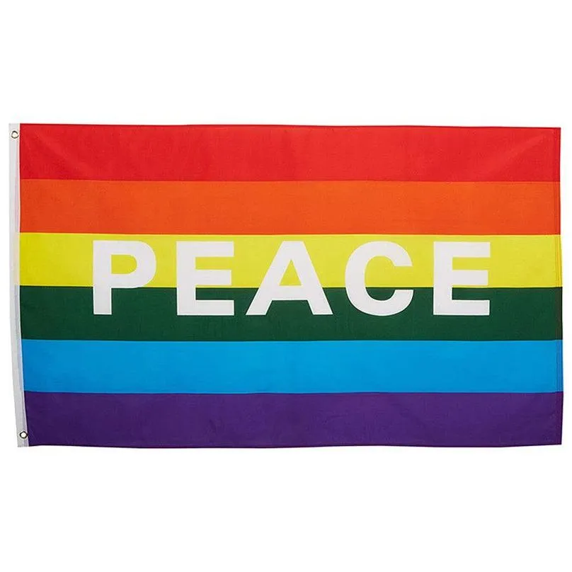 Banner Flags 12 Designs 3X5Fts 90X150Cm Philadelphia Phily Straight Ally Progress Lgbt Rainbow Gay Pride Flag Home Garden Festive Part Dhra4