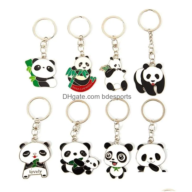 Party Favor Panda Keychains Party Favor Cartoon Keychain Pendant Souvenir Gift Home Garden Festive Party Supplies Event Party Supplies Dh9Pe