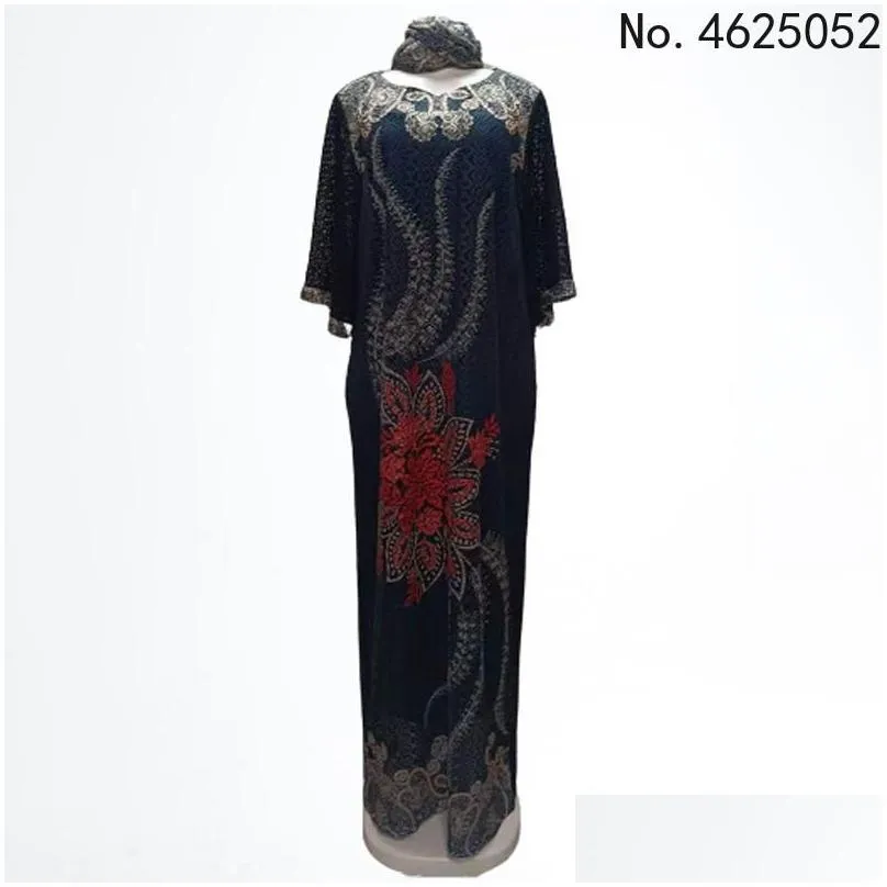 Ethnic Clothing Ethnic Clothing 2021 Fashion African Dresses For Women Classic Dashiki Size Print Loose Long Dress Apparel Dhjee