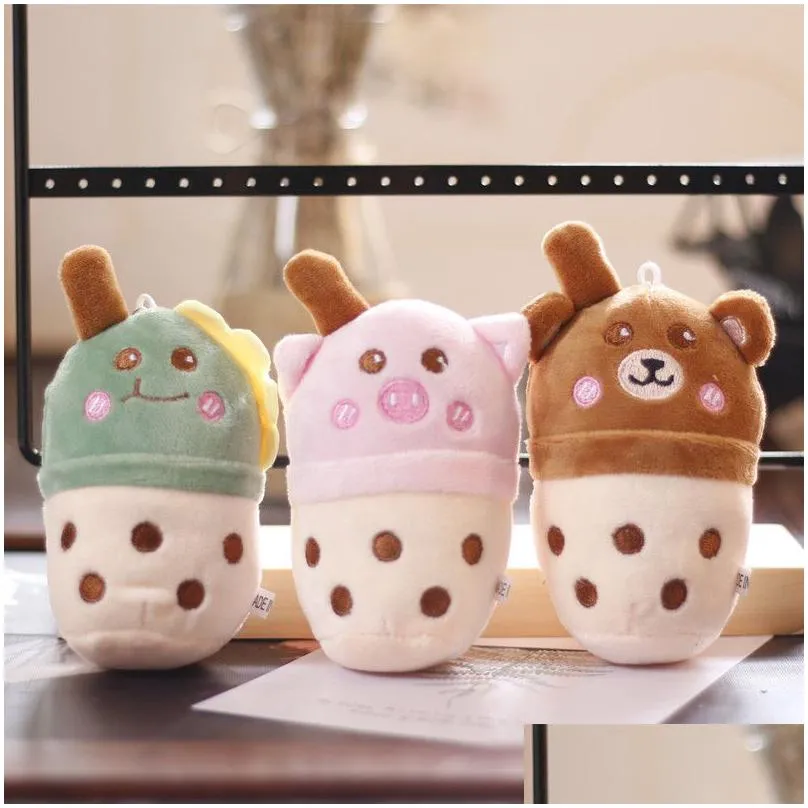 Mimi 12Cm Boba Plushies Bubble Tea Plush Toys Cartoon Cup Stuffed Soft Milk Food Pillow Gifts For Kids Girl