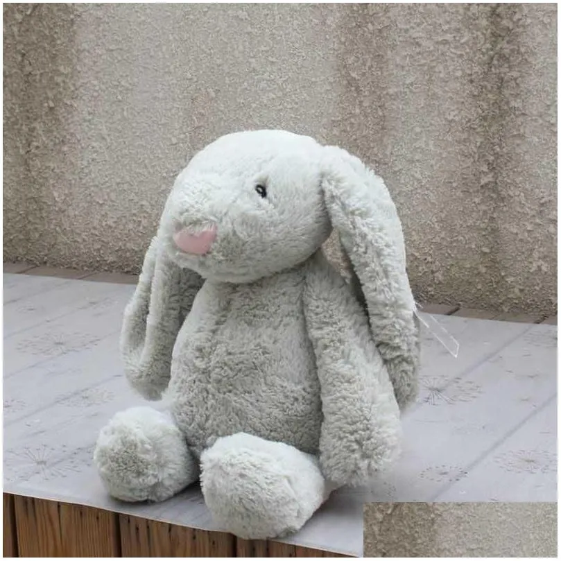 Easter Rabbit Bunny Ear Plush Toy Soft Stuffed Animal Doll Toys 30Cm 40Cm Cartoon Dolls