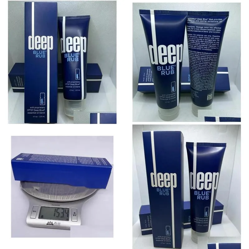 Other Health & Beauty Items Selling Deep Blue Rub Topical Cream With Essential Oils 120Ml Body Skin Care Moisturizing Health Beauty Dhhd9