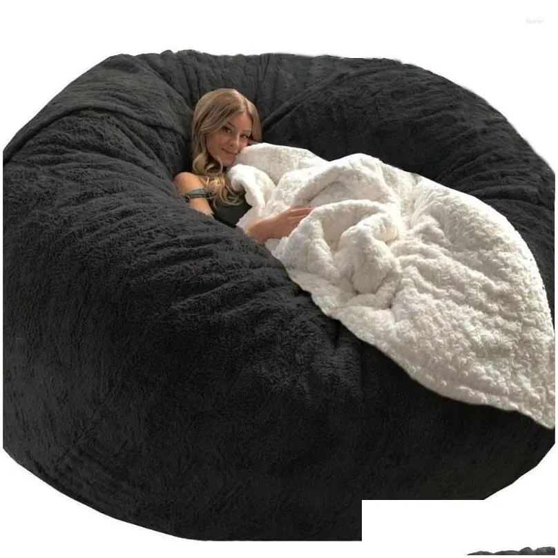 chair covers drop bean bag with furry keep warm machine washable large sofa cover and  recliner bedroom furniture