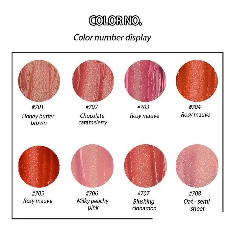 Lip Gloss Handaiyan 10 Colors Jelly Lip Gloss Plumper Makeup Moisturizing Nutritious Liquid Lipstick Volume Clear Make Up Cosmetic Hea Dh3Ap