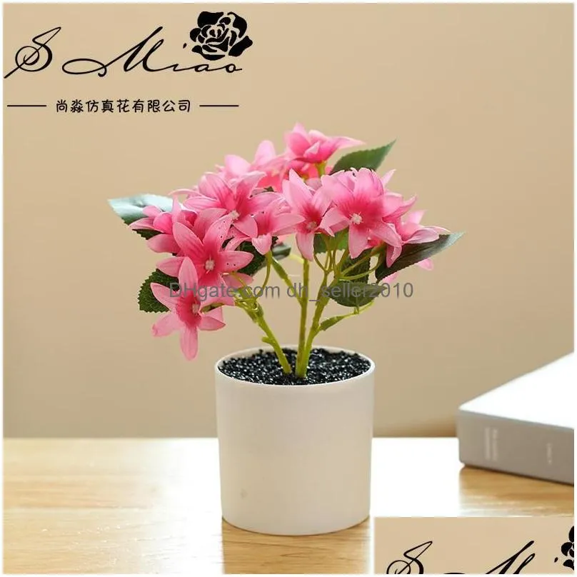 Decorative Flowers & Wreaths Decorative Flowers Wreaths Fake Flower Bougainvillea Bonsai Creative Decoration Simation Plant Potted Hom Dhtki