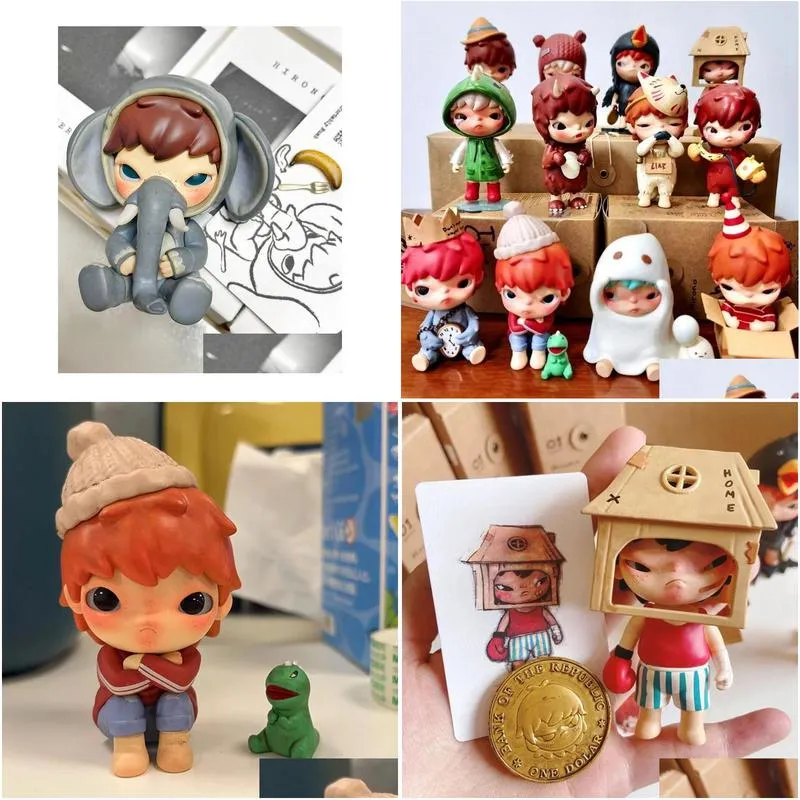 action toy figures hirono the other one figure xiaoye boy kawaii anime figures pvc action figurine decorative collectible model dolls toys gifts