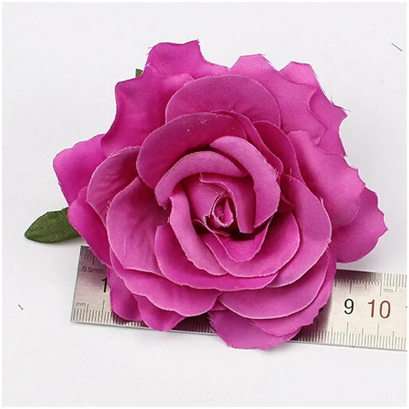 Hair Accessories Rose Artificial Flower Brooch Bridal Wedding Party Hairpin Women Hair Clips Headwear Girls Festival Accessories Baby, Dhc5F