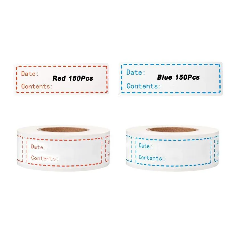 Adhesive Stickers Wholesale Removable Kitchen Date Adhesive Stickers Zer Labels To Write On Food Storage 150 Pcs 3 Incn Label Per Roll Dhdvw