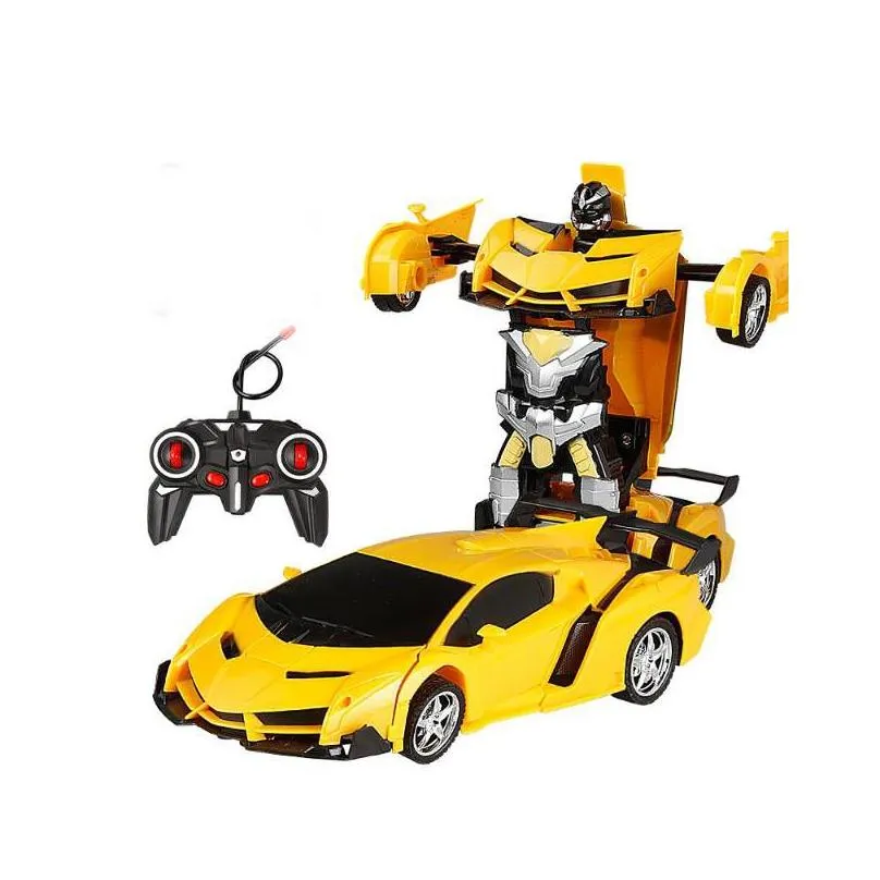 Electric/Rc Car Rc Toy Remote Control Car Toys Hobby Robot Cars Deformation Transforming Racing Transformation Vehicle Toys Gifts Elec Dhpmc