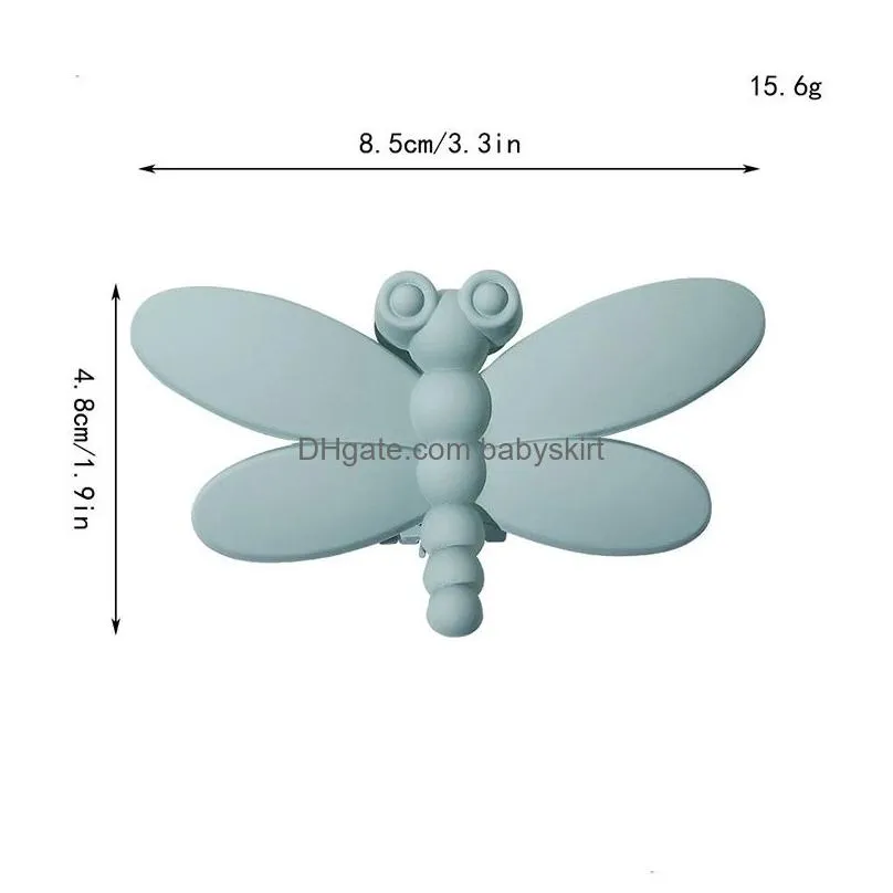 Hair Accessories Acetate Frosted Hair Claws Women Girls Dragonfly Clip Barrettes Solid Acrylic Claw Crab Hairpin Bohemia Accessories H Dhedl
