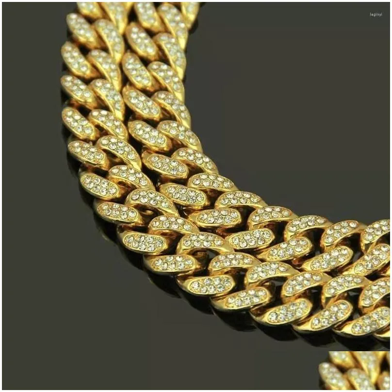 dog collars luxury designer collar bracelet bling diamond necklace cuban gold chain for pitbull big dogs jewelry metal material