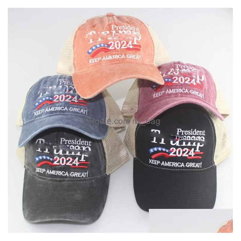 Party Hats Donald Trump 2024 Baseball Caps Keep America First Hat 18 Styles Outdoor Sports Embroidered Hats C65 Home Garden Festive Pa Dh7Lq