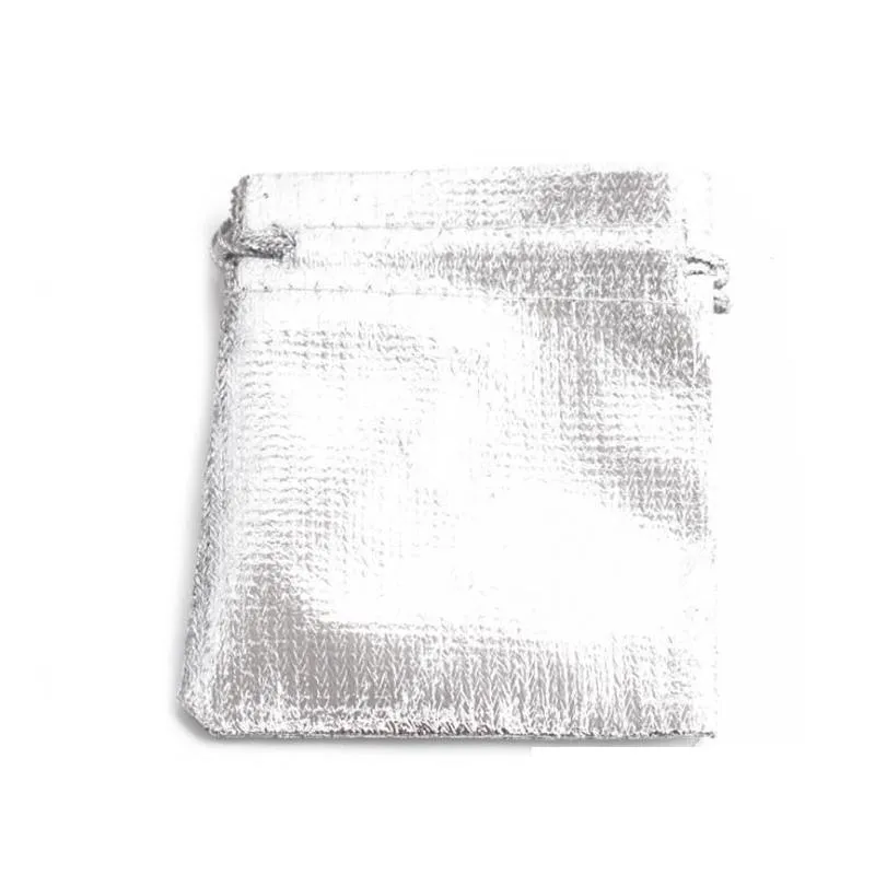 Pouches Packaging Display Jewelry100 Sier Plated Gauze Jewelry 7X9 Cm 9X12Cm 11X16Cm / 13X18Cmjewelry Gift Pouch Bags For Wedding