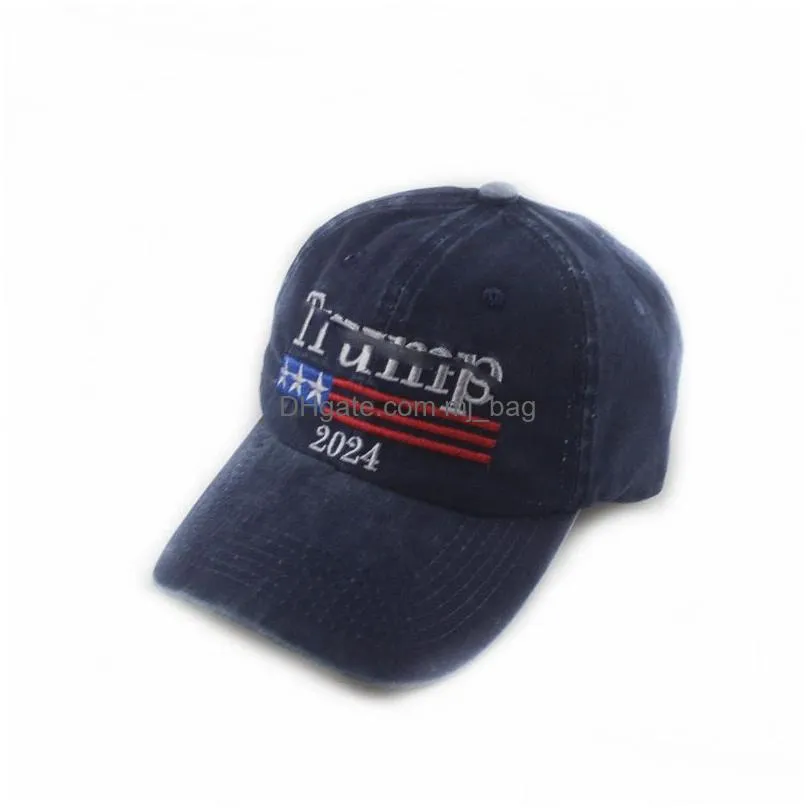 Party Hats Donald Trump 2024 Baseball Caps Keep America First Hat 18 Styles Outdoor Sports Embroidered Hats C65 Home Garden Festive Pa Dh7Lq