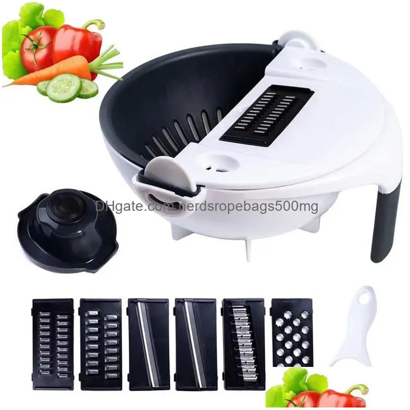 Fruit & Vegetable Tools Mtifunctional Vegetable Cutter Slicer Grater Chopper Kitchen Tool Home Garden Kitchen, Dining Bar Kitchen Tool Dhzl2