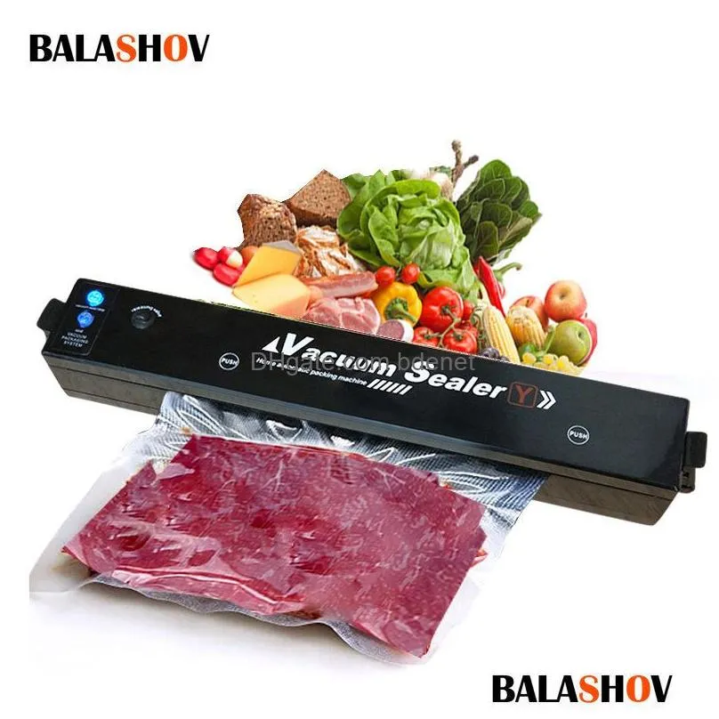 Other Kitchen Tools Other Kitchen Tools Household Eletric Vacuum Food Sealer Matic Packaging Hine 220V Vaccum Packer With 10Pcs Bags K Dhoym