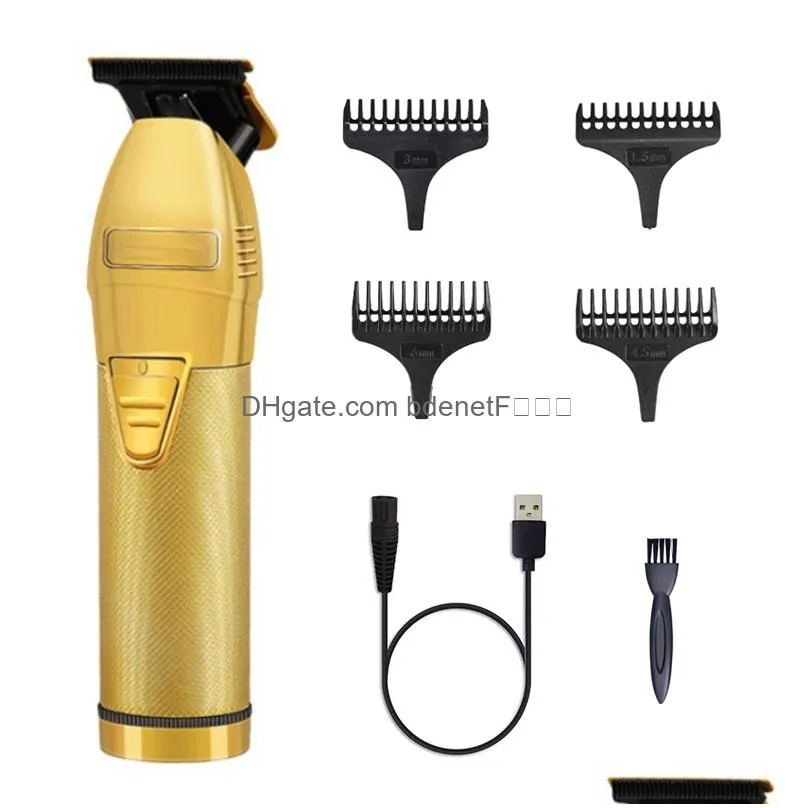 Hair Trimmer Professional Hair Clipper Barber Men Cordless Carving Haircut Hine Electric Clippers Shaving Hine2205565 Hair Products Ha Dh95H