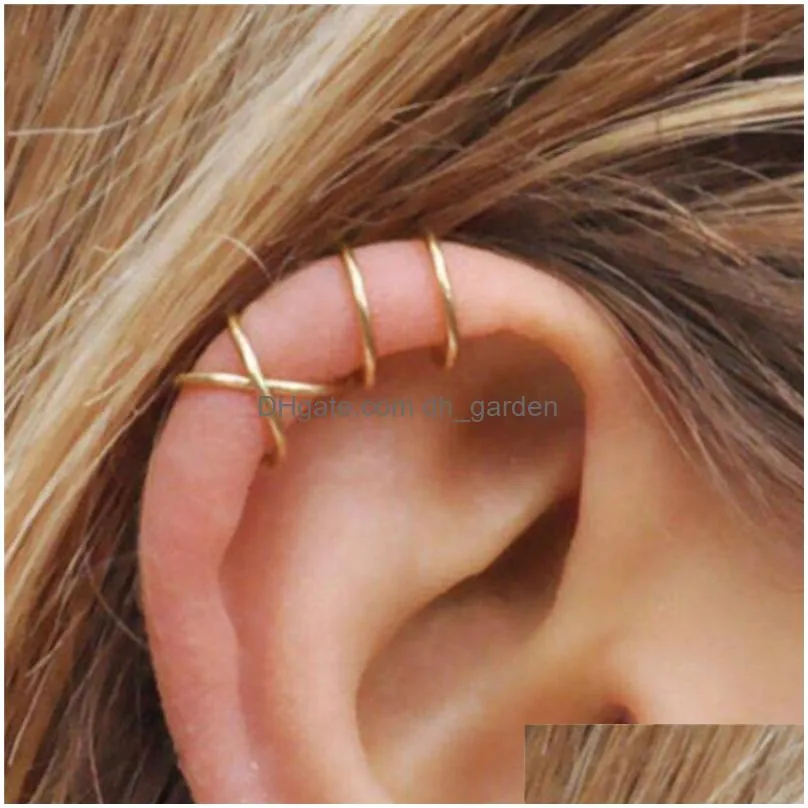 Fashion Exquisite Decor Ear Cuff Earring For Woman Summer New Arrival Christmas Jewelry Gift Dhgarden Othl9